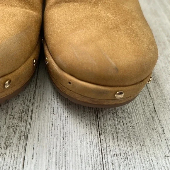 Dr. Scholls Dr. Scholl’s Shoes Studded Leather Heeled Clogs Size 8 - Picture 9 of 9